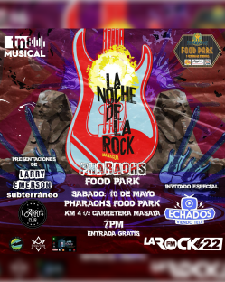 Flyer Concierto Pharaohs